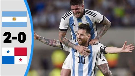 argentina vs panamá 2023